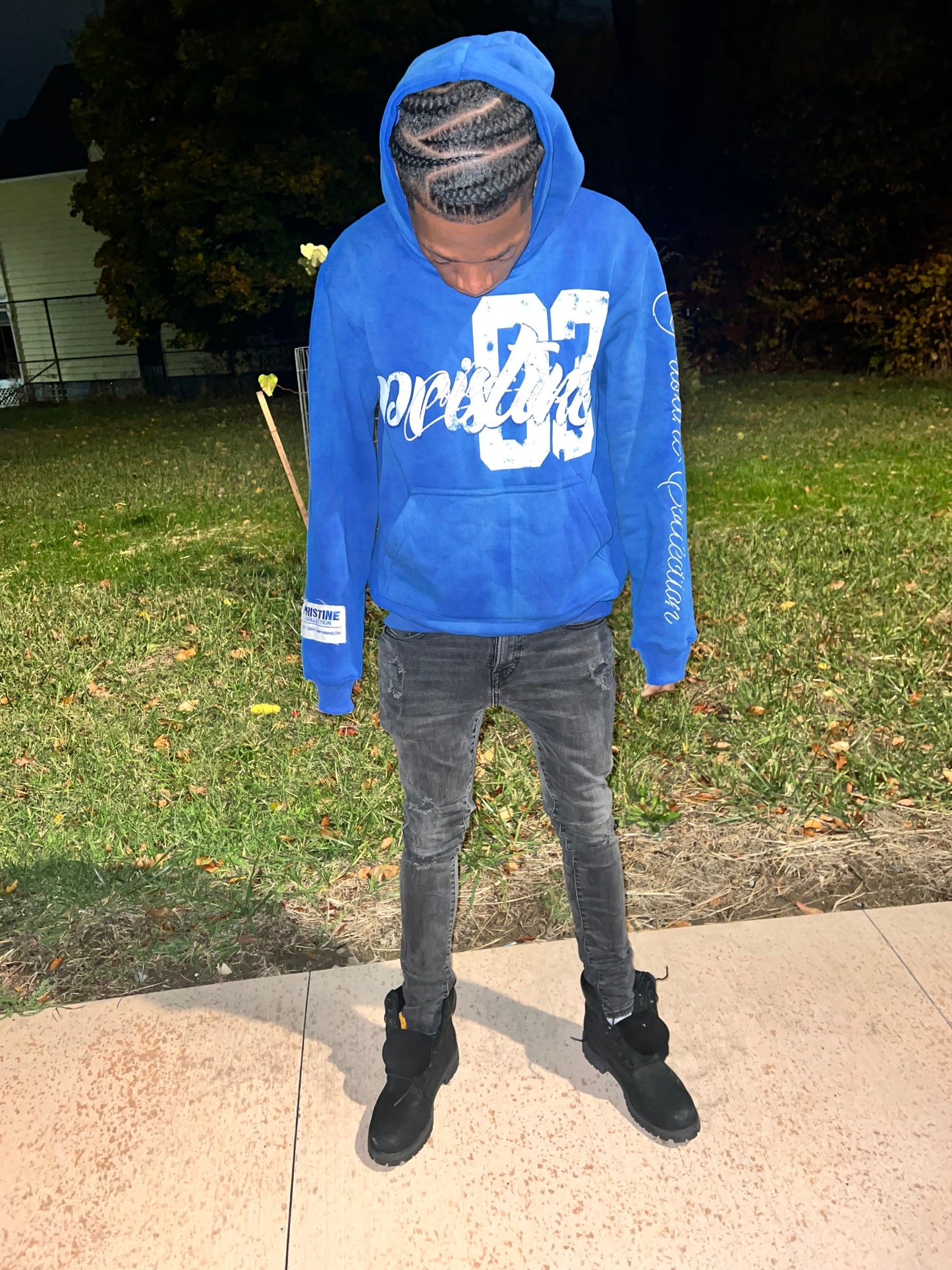 Blue Pristine pull-over