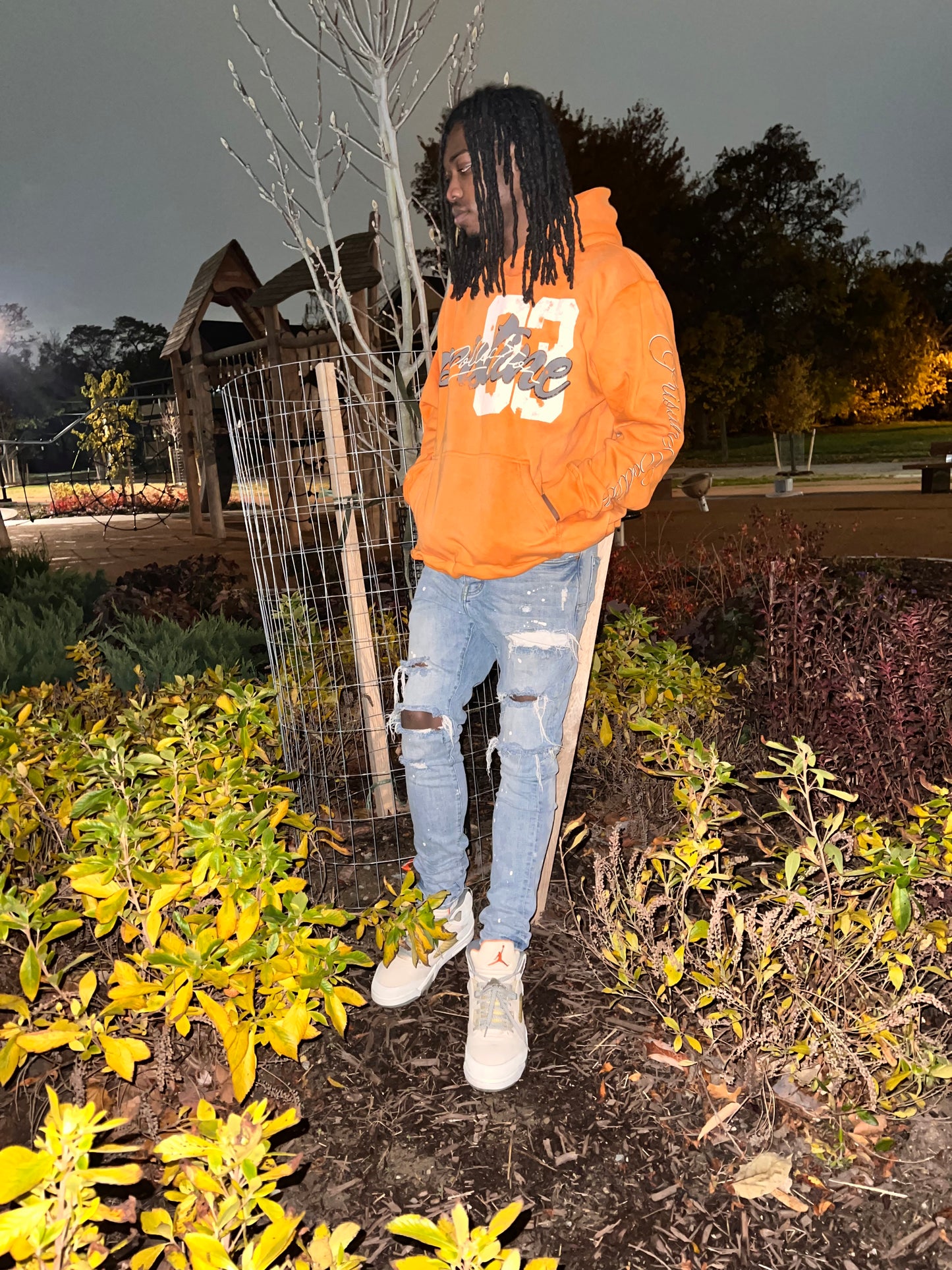 Orange Pristine Pullover